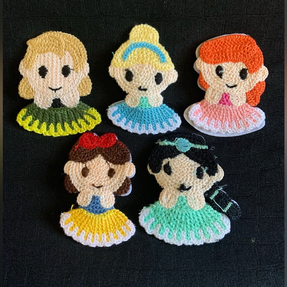 Princess hair clips